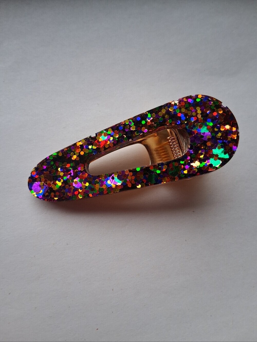 5/$25 Hand Crafted Multicolor Glitter Hair Clip